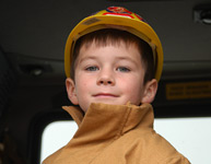 Photo Boy as a Fireman