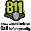 Call before you dig - 811 or 800-272-1000