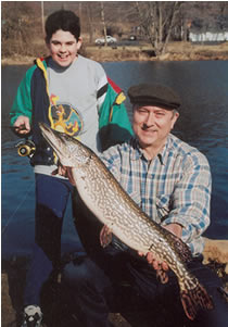 Youngster with nice pike