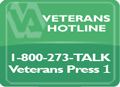 Veterans Suicide Prevention Lifeline 1-800-273-TALK (8255)