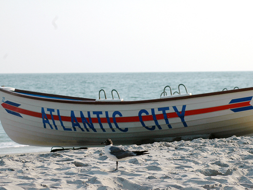 Beach patrol lifeboat