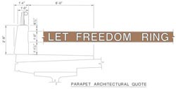 parapet architectural quote drawing