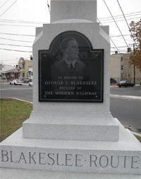 The George E. Blakeslee monument
