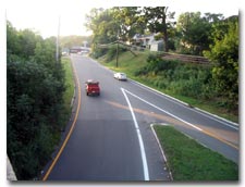 This view is of Route 183 looking south towards the Netcong Circle photo.